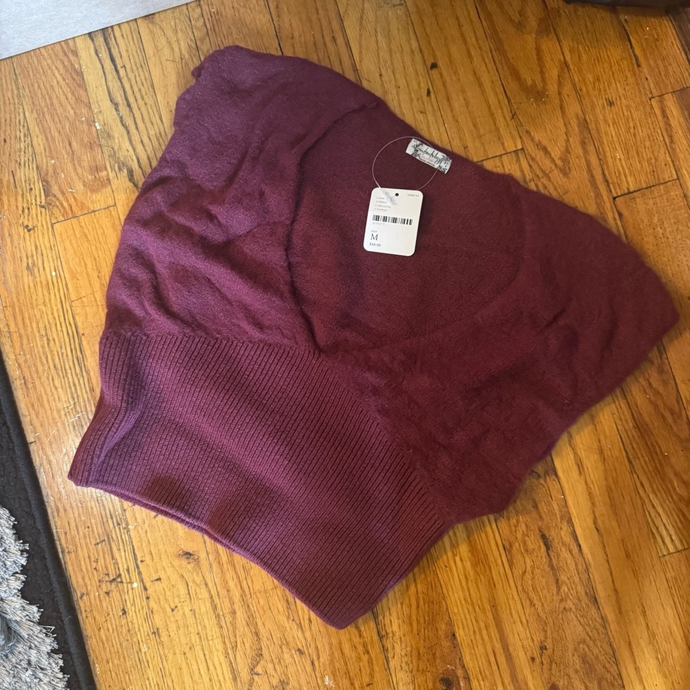Free People Intimately She Cute Cozy Fuzzy Crop Top: Medium - Picture 4 of 8
